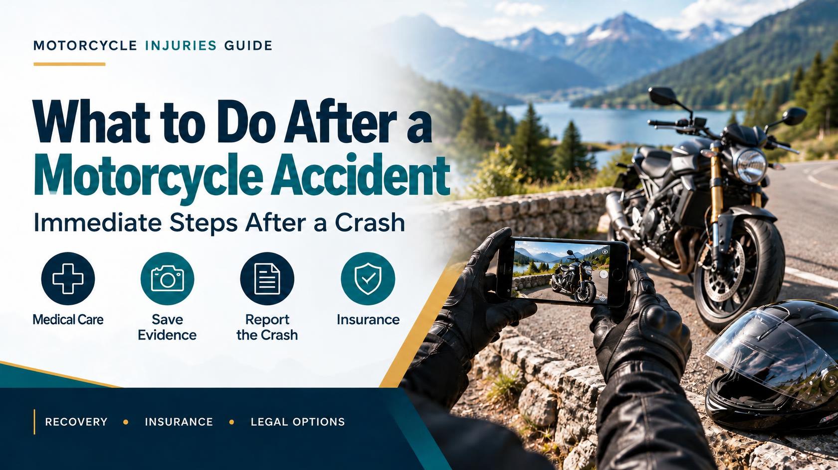 What to Do After a Motorcycle Accident guide cover