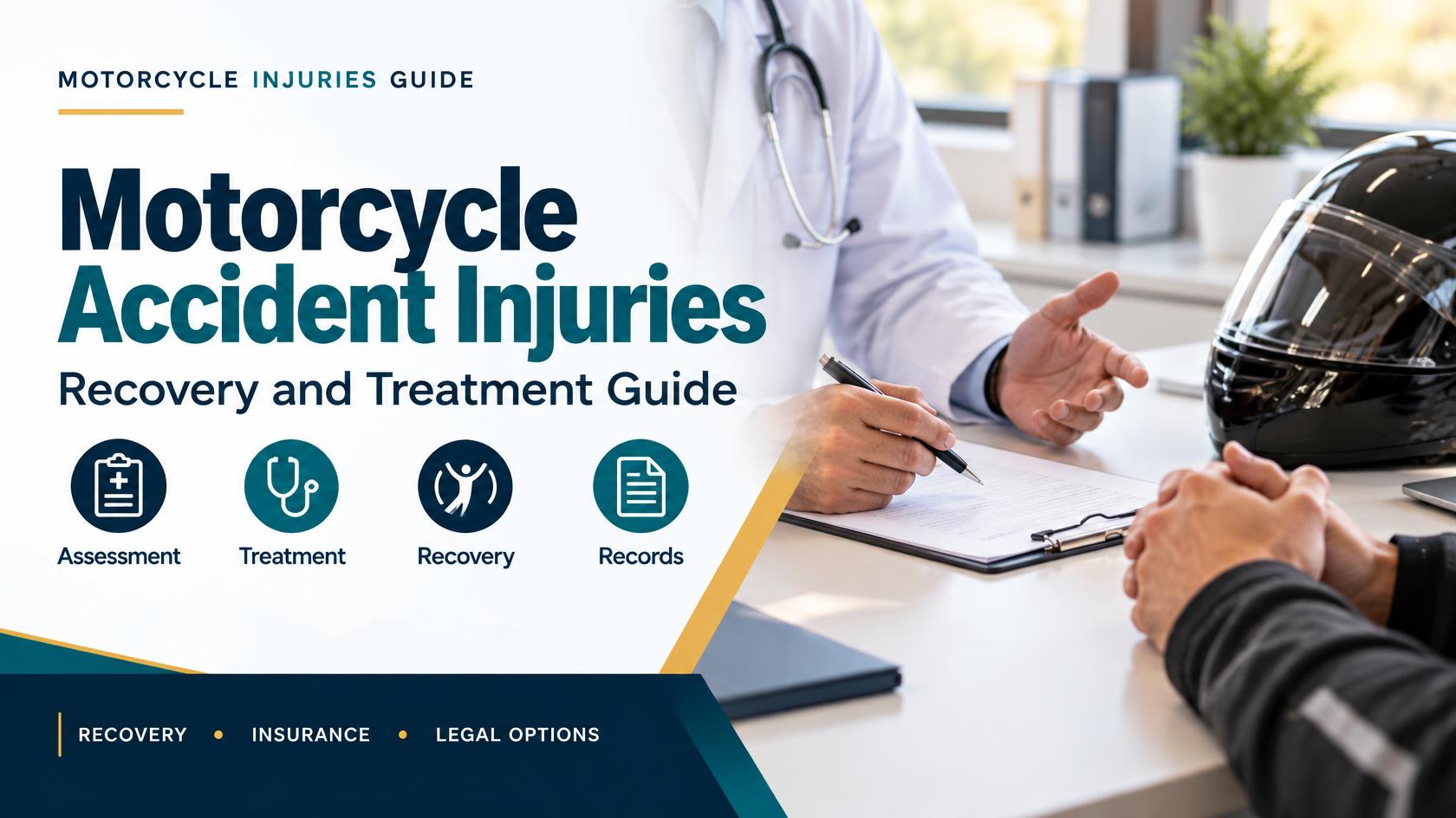 Motorcycle Accident Injuries guide cover