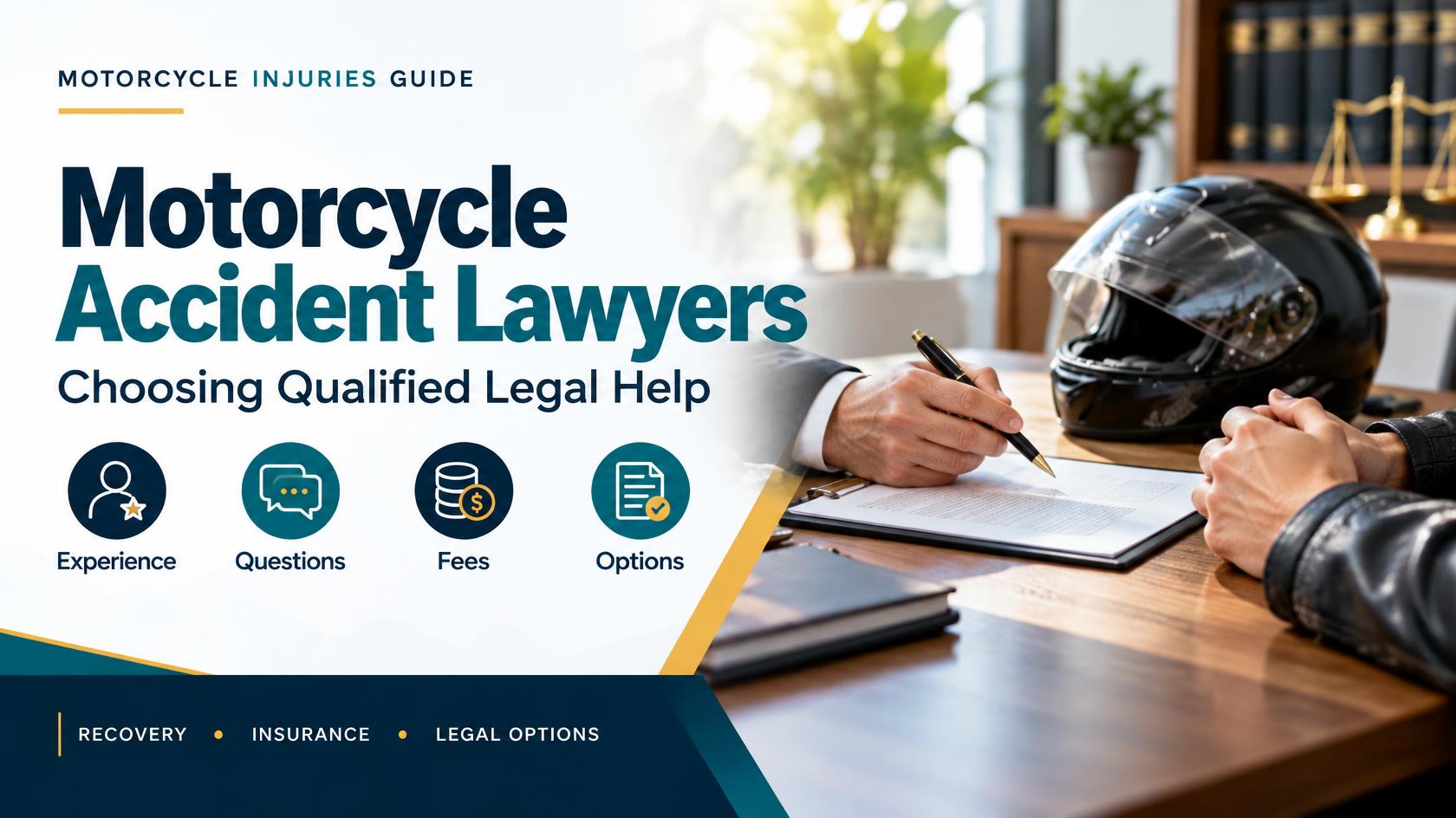 Motorcycle Accident Lawyers guide cover